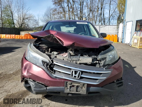2013 Honda CR-V LX with VIN 5J6RM4H38DL032078, listed as a Copart auction lot 52048005 with 182,421 mi miles and Salvage Title. Bid and sale history available at DreamBid. Image 5.