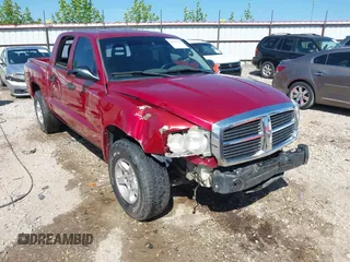 2006 Dodge Dakota SLT with VIN 1D7HE48K56S653864, listed as a IAAI auction lot 42194728 with 198,221 mi miles and . Bid and sale history available at DreamBid. Image 1.
