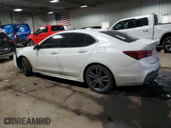 2018 Acura TLX w/A-SPEC Pkg z VIN 19UUB2F66JA013383, wystawiony jako Copart lot #47380805 z przebiegiem Nie podano mil oraz Czysty tytuł • Clean title. Historia ofert i sprzedaży dostępna na DreamBid. Obrazek 2.
