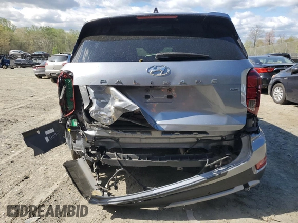 2020 Hyundai Palisade SEL with VIN KM8R4DHE9LU109343, listed as a Copart auction lot 52791105 with 51,542 mi miles and Salvage title. Bid and sale history available at DreamBid. Image 6.