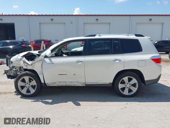 2012 Toyota Highlander Limited with VIN 5TDDK3EH7CS142066, listed as a IAAI auction lot 42573030 with 169,372 mi miles and . Bid and sale history available at DreamBid. Image 14.