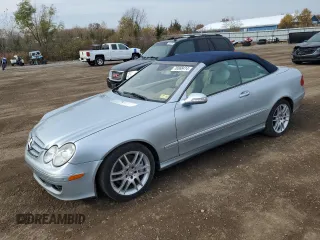 2008 Mercedes-Benz CLK 350 with VIN WDBTK56F08T094129, listed as a Copart auction lot 78360414 with 59,787 mi miles and Salvage Title. Bid and sale history available at DreamBid. Image 1.