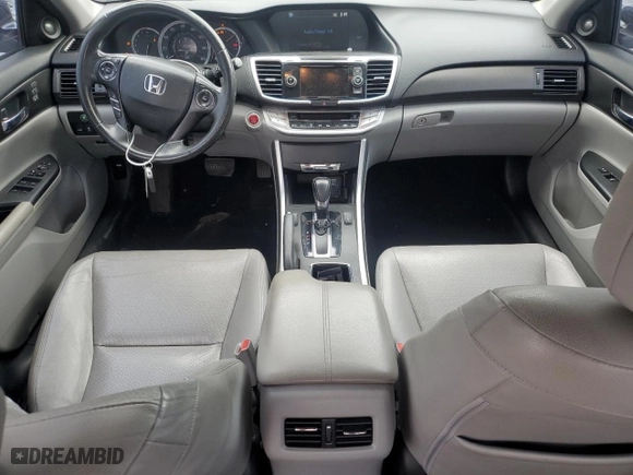 2015 Honda Accord Sedan EX-L with VIN 1HGCR3F85FA004437, listed as a Copart auction lot 52372985 with 201,983 mi miles and Salvage Title. Bid and sale history available at carsss.com. Image 8.