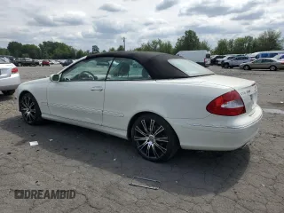 2007 Mercedes-Benz CLK 350 with VIN WDBTK56F27T081171, listed as a Copart auction lot 67127064 with 122,972 mi miles and Salvage Title. Bid and sale history available at DreamBid. Image 2.