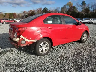 2015 Chevrolet Sonic LT with VIN 1G1JC5SH5F4198290, listed as a Copart auction lot 81277654 with 91,396 mi miles and Salvage Title. Bid and sale history available at DreamBid. Image 3.