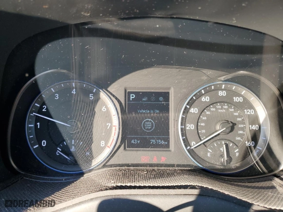 2018 Hyundai Kona SEL with VIN KM8K2CAA0JU078330, listed as a Copart auction lot 42398945 with 75,156 mi miles and Salvage Title. Bid and sale history available at carsss.com. Image 9.