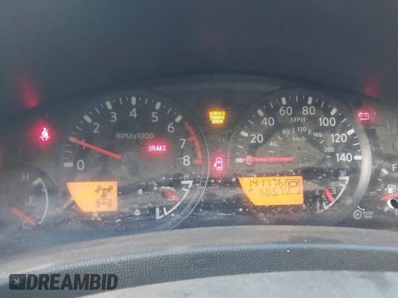 2008 Nissan Xterra S with VIN 5N1AN08W28C541006, listed as a IAAI auction lot 40581002 with 141,776 mi miles and . Bid and sale history available at DreamBid. Image 7.