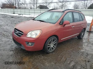 2008 Kia Rondo LX with VIN KNAFG525887152653, listed as a Copart auction lot 45313425 with 159,377 mi miles and Salvage Title. Bid and sale history available at carsss.com. Image 1.