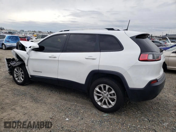 2020 Jeep Cherokee Latitude with VIN 1C4PJLCB4LD543892, listed as a Copart auction lot 47967535 with 54,415 mi miles and Salvage title. Bid and sale history available at DreamBid. Image 2.