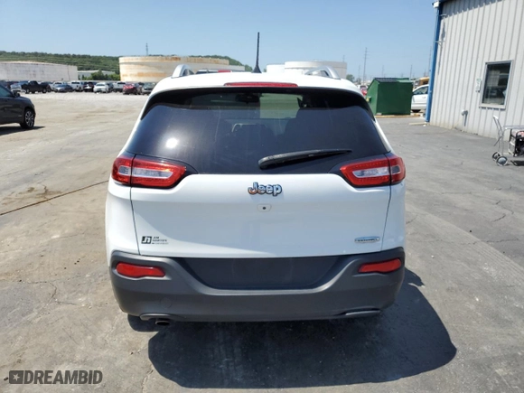 2017 Jeep Cherokee Latitude with VIN 1C4PJLCB4HW535741, listed as a Copart auction lot 66332684 with 118,692 mi miles and Salvage Title. Bid and sale history available at carsss.com. Image 6.