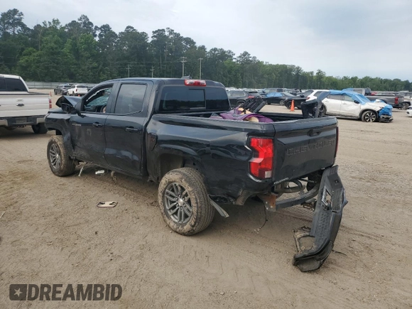 2024 Chevrolet Colorado 2WD LT with VIN 1GCGSCECXR1205670, listed as a Copart auction lot 57727145 with Not provided miles and Salvage title. Bid and sale history available at DreamBid. Image 2.
