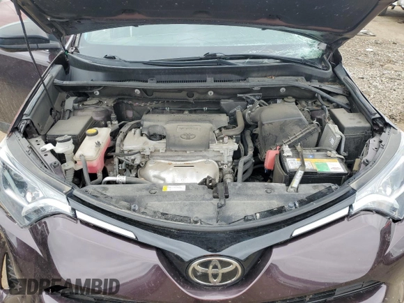 2018 Toyota RAV4 LE with VIN 2T3BFREV0JW773614, listed as a Copart auction lot 57568865 with 76,429 mi miles and Clean title. Bid and sale history available at DreamBid. Image 12.