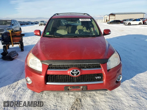 2011 Toyota RAV4 with VIN 2T3EK4DV9BW041321, listed as a Copart auction lot 43028315 with 202,045 mi miles and Salvage title. Bid and sale history available at DreamBid. Image 5.