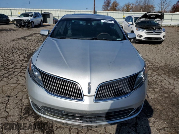 2014 Lincoln MKS with VIN 1LNHL9EK5EG606901, listed as a Copart auction lot 75300803 with 98,694 mi miles and Clean Title. Bid and sale history available at DreamBid. Image 5.