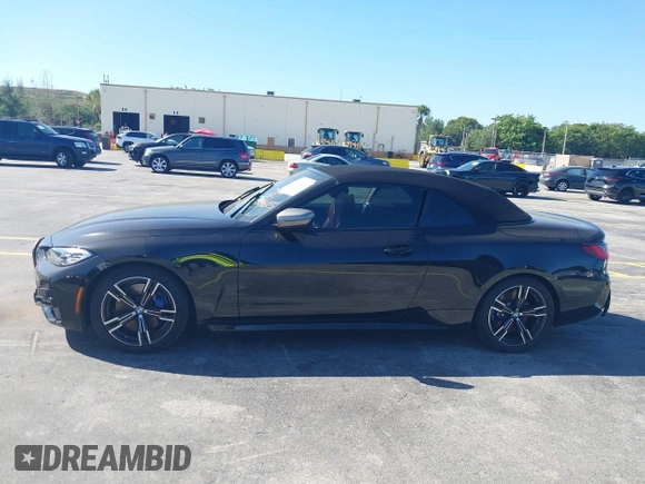 2023 BMW 4 Series M440i with VIN WBA53AT08PCL58435, listed as a IAAI auction lot 41745514 with 23,161 mi miles and . Bid and sale history available at DreamBid. Image 14.
