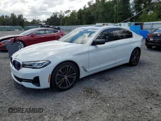 2021 BMW 5 Series 530i with VIN WBA53BH07MWW99382, listed as a Copart auction lot 64739955 with 8,000 mi miles and Salvage title. Bid and sale history available at DreamBid. Image 1.