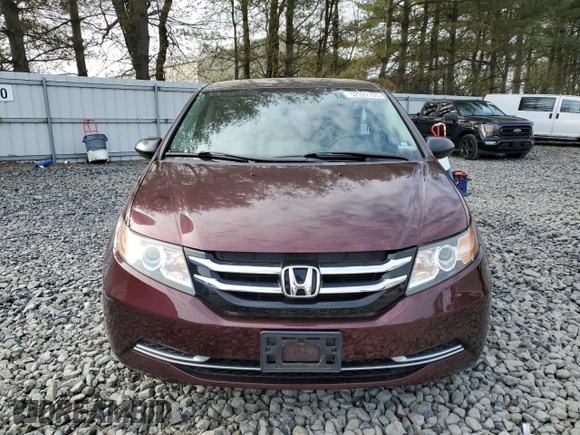 2014 Honda Odyssey LX with VIN 5FNRL5H29EB133074, listed as a Copart auction lot 52322725 with 44,804 mi miles and Salvage Title. Bid and sale history available at DreamBid. Image 5.