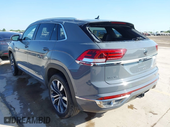 2023 Volkswagen Atlas SEL Premium R-Line with VIN 1V2FE2CA0PC224677, listed as a IAAI auction lot 41991931 with 22,620 mi miles and . Bid and sale history available at DreamBid. Image 3.