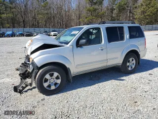 2005 Nissan Pathfinder LE with VIN 5N1AR18W65C719330, listed as a Copart auction lot 46505965 with 200,176 mi miles and Salvage Title. Bid and sale history available at carsss.com. Image 1.
