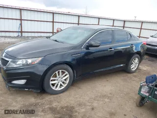 2012 Kia Optima LX with VIN KNAGM4A75C5297194, listed as a IAAI auction lot 41816301 with 119,064 mi miles. Bid and sale history available at carsss.com. Image 2.