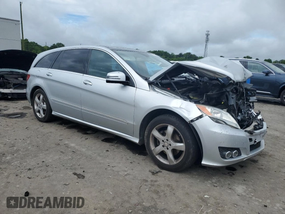 2011 Mercedes-Benz R 350 with VIN 4JGCB6FE1BA136496, listed as a Copart auction lot 58072355 with 151,858 mi miles and Salvage title. Bid and sale history available at DreamBid. Image 4.