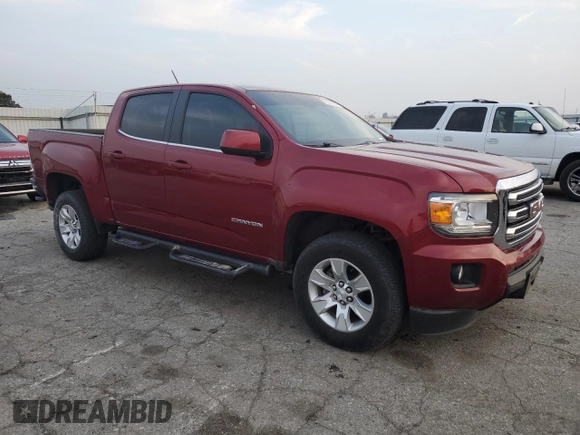 2018 GMC Canyon 2WD SLE with VIN 1GTG5CEN3J1243058, listed as a Copart auction lot 83269634 with 43,988 mi miles and Salvage Title. Bid and sale history available at carsss.com. Image 4.