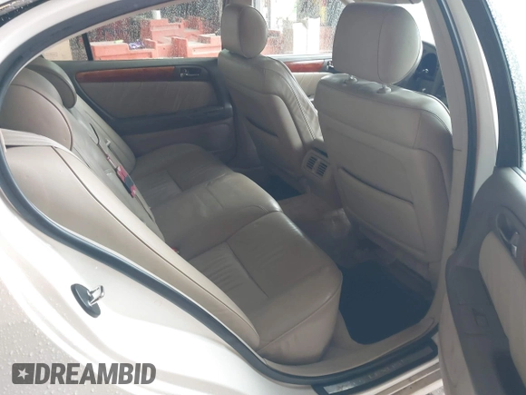 1998 Lexus GS 300 z VIN JT8BD68S5W0026655, wystawiony jako IAAI lot #41768829 z przebiegiem Nie podano mil oraz . Historia ofert i sprzedaży dostępna na DreamBid. Obrazek 8.
