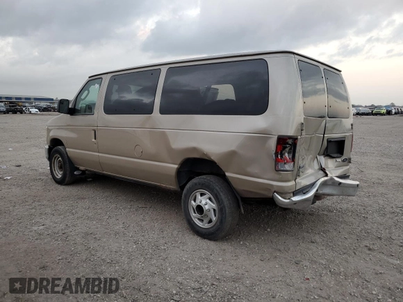 2011 Ford Econoline Passenger XL with VIN 1FBNE3BL4BDA40775, listed as a Copart auction lot 43812945 with Not Provided miles and Salvage Title. Bid and sale history available at carsss.com. Image 2.