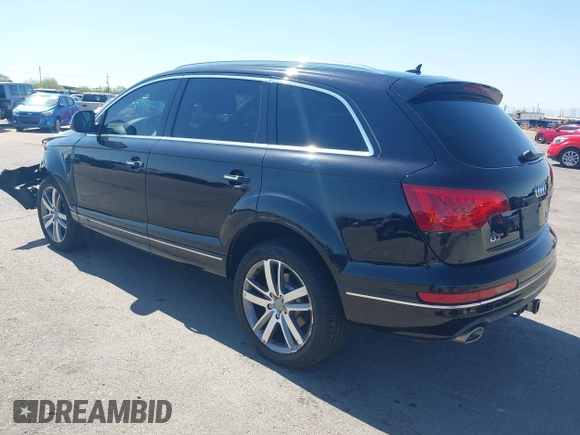 2014 Audi Q7 Premium Plus with VIN WA1LMAFE1ED018222, listed as a IAAI auction lot 42692262 with 144,540 mi miles and . Bid and sale history available at DreamBid. Image 3.