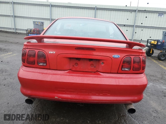 1997 Ford Mustang Cobra with VIN 1FALP47V1VF181752, listed as a Copart auction lot 50330625 with 293,125 mi miles and Salvage Title. Bid and sale history available at carsss.com. Image 6.