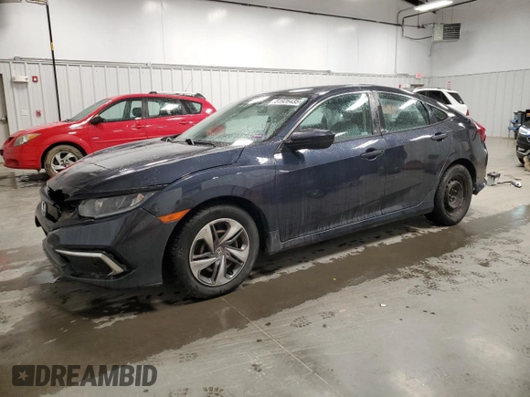 2019 Honda Civic LX with VIN 2HGFC2F65KH583710, listed as a Copart auction lot 51926435 with Not Provided miles and Salvage Title. Bid and sale history available at DreamBid. Image 1.