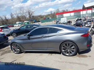 2021 Infiniti Q60 Red Sport 400 with VIN JN1FV7LLXMM560314, listed as a IAAI auction lot 41930067 with 47,818 mi miles and . Bid and sale history available at DreamBid. Image 15.