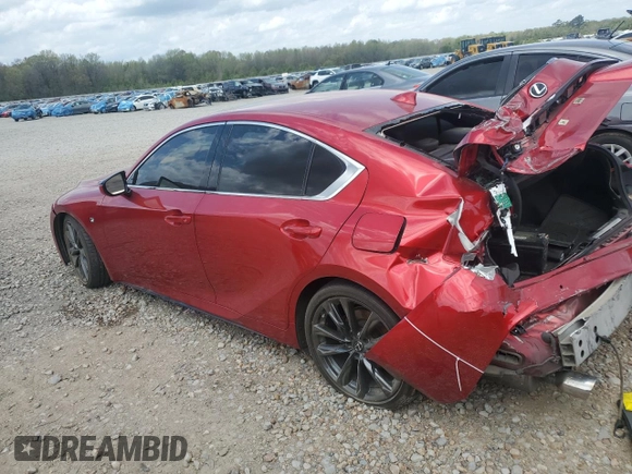 2021 Lexus IS 350 F Sport z VIN JTHGZ1B2XM5046239, wystawiony jako Copart lot #51335485 z przebiegiem 156 135 mil mil oraz Szkoda całkowita • Salvage title. Historia ofert i sprzedaży dostępna na DreamBid. Obrazek 2.