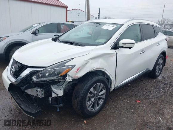 2018 Nissan Murano Platinum with VIN 5N1AZ2MH9JN163641, listed as a IAAI auction lot 41922735 with 70,884 mi miles and . Bid and sale history available at DreamBid. Image 2.