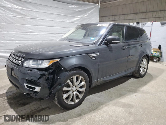 2016 Land Rover Range Rover Sport HSE with VIN SALWR2KF8GA648292, listed as a Copart auction lot 46403415 with 91,302 mi miles and Salvage Title. Bid and sale history available at DreamBid. Image 1.