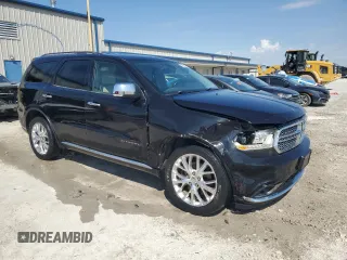 2015 Dodge Durango Citadel with VIN 1C4RDJEG9FC750902, listed as a Copart auction lot 62283165 with 140,198 mi miles and Salvage title. Bid and sale history available at DreamBid. Image 4.