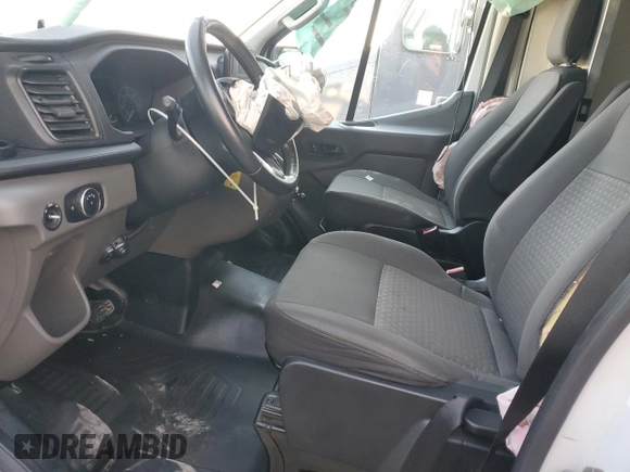 2020 Ford Transit Cargo with VIN 1FTBW3X89LKB13278, listed as a Copart auction lot 77077524 with 28,382 mi miles and Salvage Title. Bid and sale history available at DreamBid. Image 7.