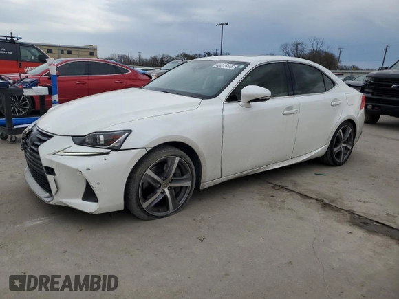2018 Lexus IS with VIN JTHBA1D27J5066202, listed as a Copart auction lot 48615465 with 59,525 mi miles and Salvage Title. Bid and sale history available at carsss.com. Image 1.