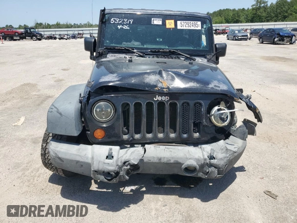 2008 Jeep Wrangler Unlimited X z VIN 1J4GA391X8L532319, wystawiony jako Copart lot #57292495 z przebiegiem Nie podano mil oraz Szkoda całkowita • Salvage title. Historia ofert i sprzedaży dostępna na DreamBid. Obrazek 5.