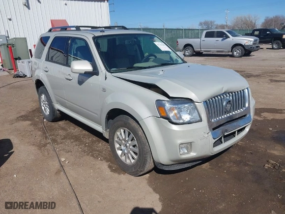 2009 Mercury Mariner Premier with VIN 4M2CU87G69KJ11232, listed as a IAAI auction lot 41761605 with 63,239 mi miles. Bid and sale history available at carsss.com. Image 1.