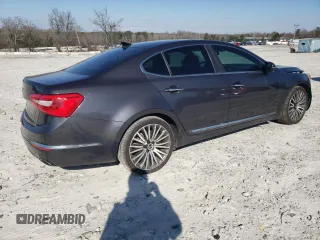 2014 Kia Cadenza Premium with VIN KNALN4D75E5134135, listed as a Copart auction lot 84601824 with 77,871 mi miles and Salvage Title. Bid and sale history available at carsss.com. Image 3.