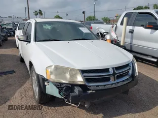 2013 Dodge Avenger SE with VIN 1C3CDZAB6DN548104, listed as a IAAI auction lot 41918928 with 189,315 mi miles and . Bid and sale history available at carsss.com. Image 1.