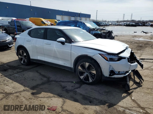 2024 Polestar 2 z VIN YSMFD3KAXRL210725, wystawiony jako Copart lot #51411795 z przebiegiem 9591 mil mil oraz Szkody całkowita. Historia ofert i sprzedaży dostępna na DreamBid. Obrazek 4.