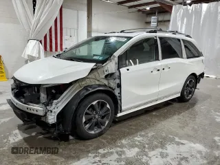 2022 Honda Odyssey Elite z VIN 5FNRL6H94NB008387, wystawiony jako Copart lot #58838335 z przebiegiem 61 446 mil mil oraz Szkoda całkowita • Salvage title. Historia ofert i sprzedaży dostępna na DreamBid. Obrazek 1.