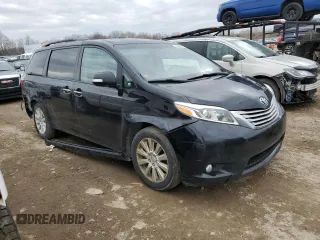 2015 Toyota Sienna Ltd with VIN 5TDDK3DC1FS126553, listed as a Copart auction lot 49684425 with 160,352 mi miles and Clean Title. Bid and sale history available at carsss.com. Image 4.