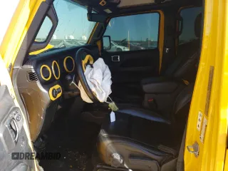 2019 Jeep Wrangler Unlimited Sahara with VIN 1C4HJXEN9KW507069, listed as a Copart auction lot 48542065 with 143,457 mi miles and Salvage title. Bid and sale history available at DreamBid. Image 7.