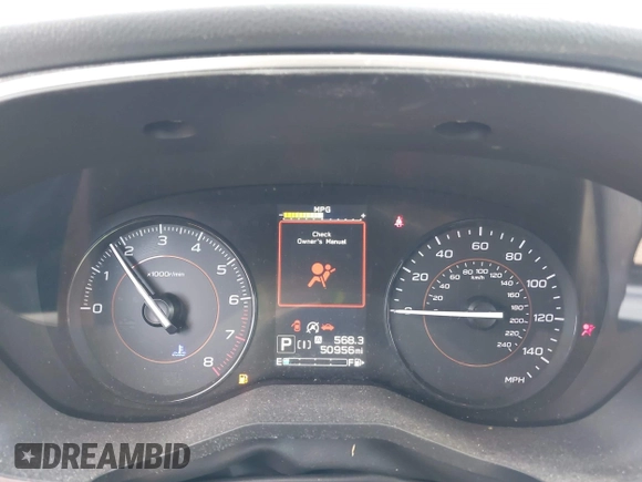 2020 Subaru Crosstrek Premium with VIN JF2GTAPC8L8274601, listed as a IAAI auction lot 41231550 with 50,956 mi miles and . Bid and sale history available at DreamBid. Image 7.