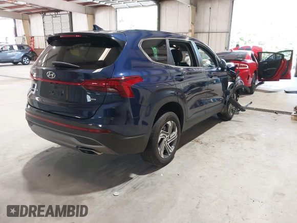 2023 Hyundai Santa Fe SE z VIN 5NMS1DAJ3PH592136, wystawiony jako IAAI lot #42263727 z przebiegiem 21 102 mil mil oraz . Historia ofert i sprzedaży dostępna na DreamBid. Obrazek 4.