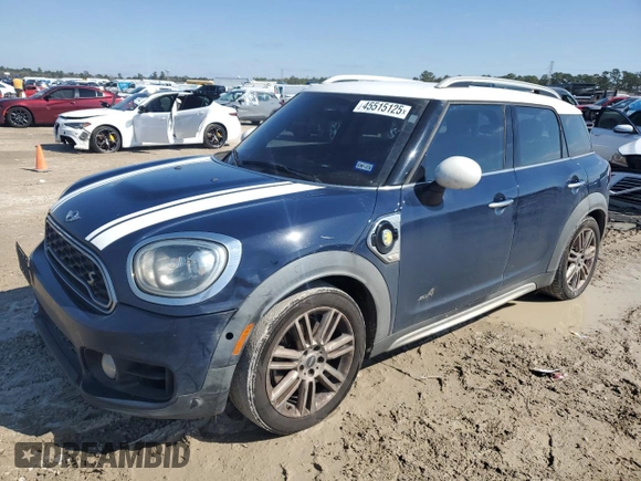 2018 MINI Countryman Cooper S E with VIN WMZYU7C4XJ3E56394, listed as a Copart auction lot 45515125 with 151,218 mi miles and Salvage Title. Bid and sale history available at carsss.com. Image 1.