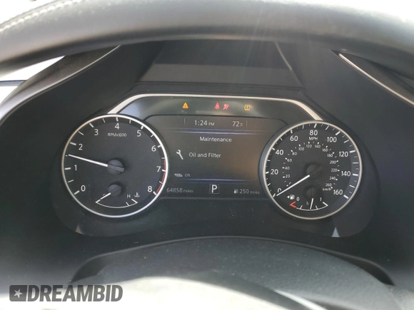 2019 Nissan Murano S with VIN 5N1AZ2MJ2KN158897, listed as a Copart auction lot 47971165 with 64,858 mi miles and Salvage Title. Bid and sale history available at DreamBid. Image 9.